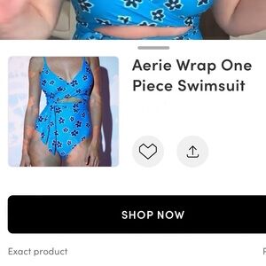Aerie Wrap One Piece Swimsuit